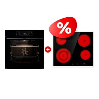 Жиынтық Gorenje электр пісіру беті ECT641BX + Встраиваемый духовой шкаф Gorenje BO6737E02BG 