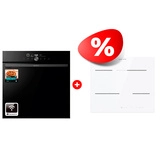 Комплект Электрическая варочная поверхность Gorenje ECT648ORAW + Встраиваемый духовой шкаф Gorenje GO66E PIZZA350C