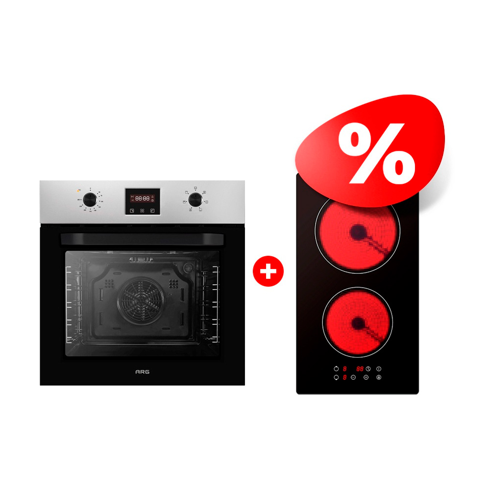 Комплект Стеклокерамическая варочная поверхность ARG YL-CD3001 + Встраиваемый духовой шкаф ARG AD7006S05