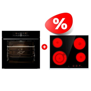 Жиынтық Gorenje электр пісіру беті ECT641BX + Gorenje Кіріктірілген пеш BPS6747A06BG 