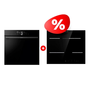 Комплект Электрическая варочная поверхность Gorenje ECT648ORAB + Встраиваемый духовой шкаф Gorenje GO66E PIZZA350C 