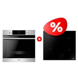 Комплект Электрическая варочная поверхность Hansa BHC66577 + Встраиваемый духовой шкаф Hansa BOEI684605 