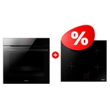 Жиынтық Hansa электр пісіру беті BHC66577 + Встраиваемый духовой шкаф Hansa BOEB697688 