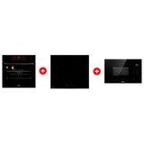 Жиынтық Haier шыны керамикалық плитасы HHY-C64RVB + Haier  кіріктірілетін микротолқынды пеші HMX-BTG259B + Haier кіріктірілетін тұмша шкафы HOX-FP5RAGB 