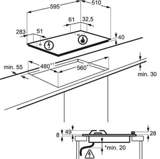 Газовая варочная поверхность Electrolux GEE263MX