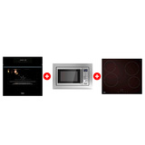 Жиынтық Стеклокерамическая варочная поверхность Haier HHY-C64NVTB + Haier  кіріктірілетін микротолқынды пеші HMX-BDG259LX + Haier кіріктірілетін тұмша шкафы HOX-FP3AGB 