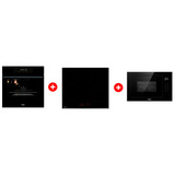 Жиынтық Haier шыны керамикалық плитасы HHY-C64RVB + Haier  кіріктірілетін микротолқынды пеші HMX-BTG259B + Haier кіріктірілетін тұмша шкафы HOX-FP3AGB 