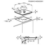 Газовая варочная поверхность Electrolux GPE363YV - фото 4
