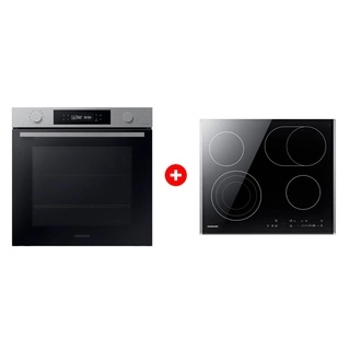Жиынтық Электрическая варочная поверхность Samsung NZ64T3536DK/WT + Встраиваемый духовой шкаф Samsung NV7B4120ZAS/WT 
