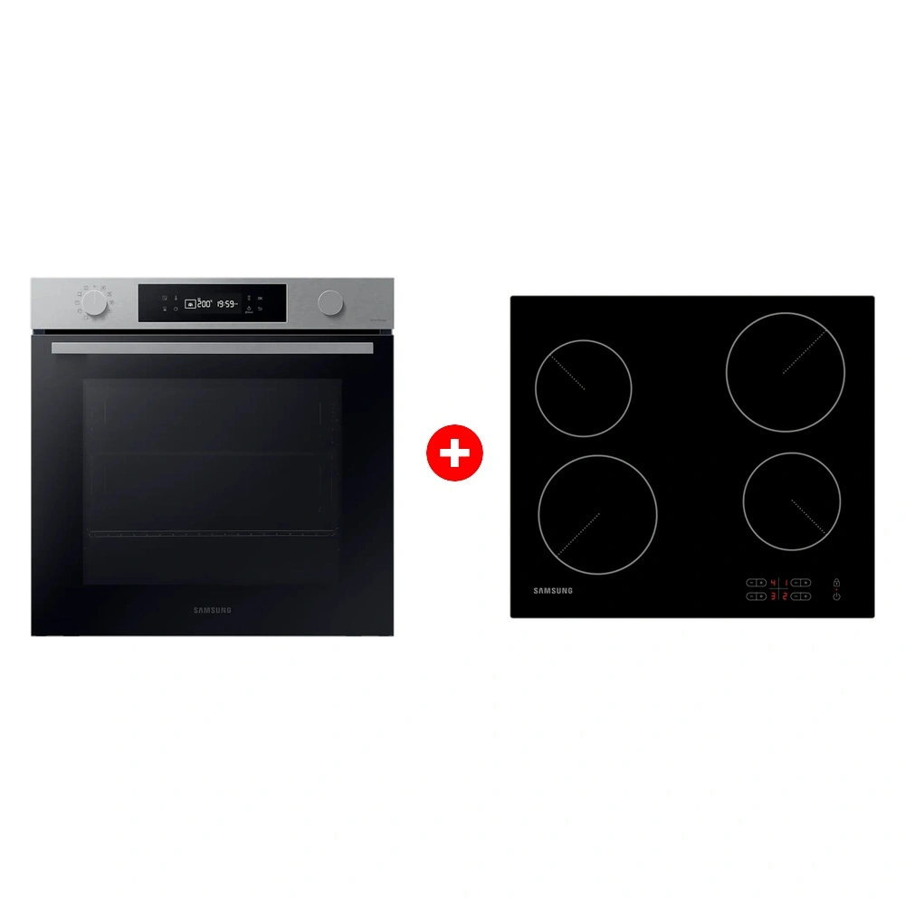 Комплект Электрическая варочная поверхность Samsung NZ64T3506AK/WT + Встраиваемый духовой шкаф Samsung NV7B4120ZAS/WT 