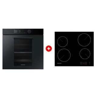 Комплект Электрическая варочная поверхность Samsung NZ64T3506AK/WT + Встраиваемый духовой шкаф Samsung NV75T9979CD/WT Infinite Line 