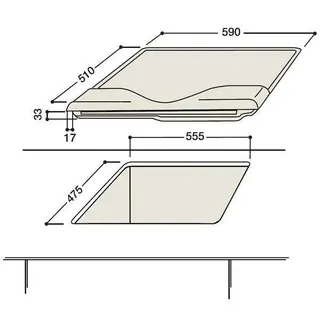 Газовая встраиваемая поверхность HOTPOINT-ARISTON PH 640 MST (OW) R