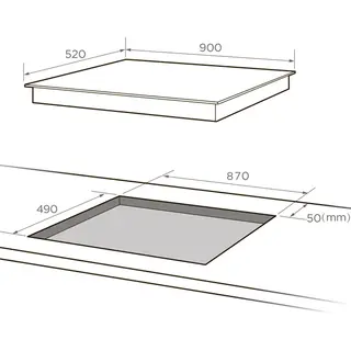 Электрическая варочная поверхность  Midea MCH95784F