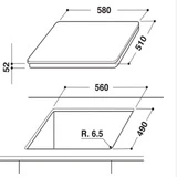 Индукционная варочная поверхность Hotpoint-Ariston KIS 630 XLD B - фото 3