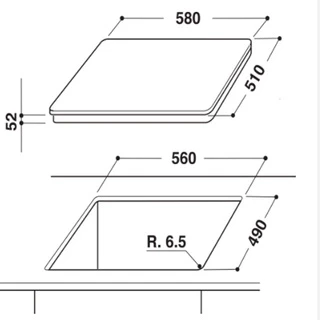 Индукционная варочная поверхность Hotpoint-Ariston KIS 630 XLD B