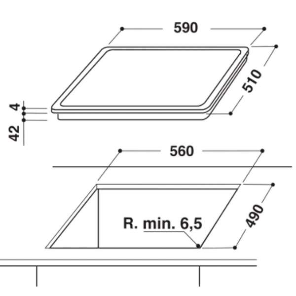 Электрическая варочная поверхность Hotpoint-Ariston HR 607 B - фото 2