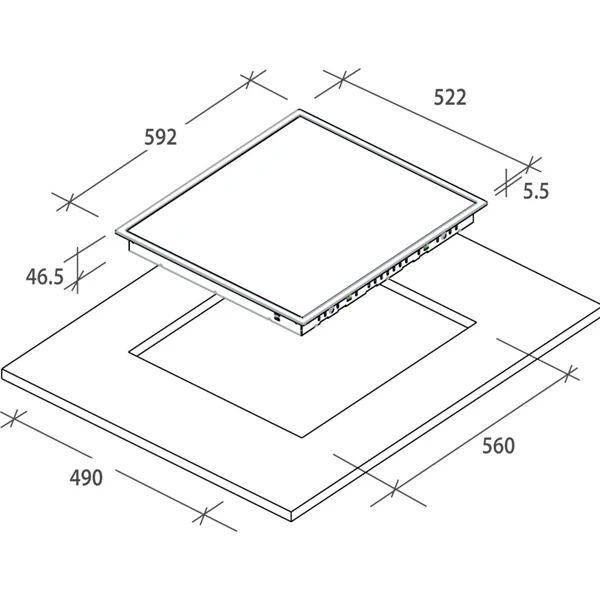 Candy электрлік пісіру беті CH64BFT - фото 5