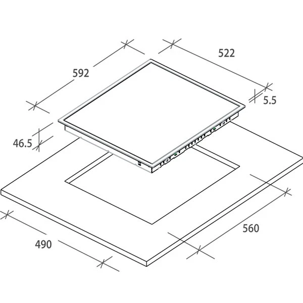 Электрическая варочная поверхность  Candy CH64DXT - фото 5