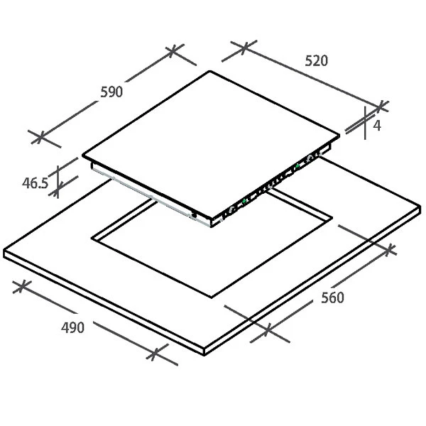 Электрическая варочная поверхность  Candy CH64DVT - фото 7