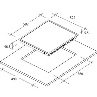 Candy электрлік пісіру беті CH63CT