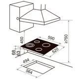 Haier электр пісіру беті HHX-C64DVB - фото 2
