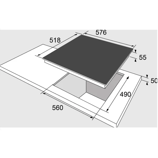 Индукционная варочная поверхность индукционная Hansa BHIW68668 - фото 2
