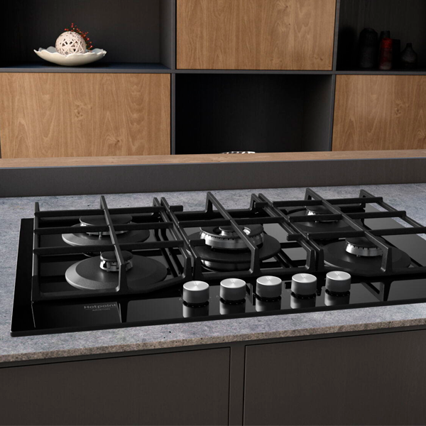 Комплект Газовая варочная поверхность Whirlpool HAGS 72F/BK + Набор посуды ARG Master Chef 602-1 12 пр.  - фото 6