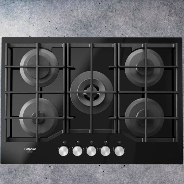 Комплект Газовая варочная поверхность Whirlpool HAGS 72F/BK + Набор посуды ARG Master Chef 602-1 12 пр.  - фото 3