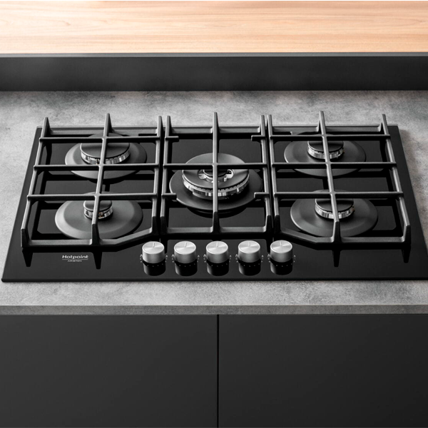 Комплект Газовая варочная поверхность Whirlpool HAGS 72F/BK + Набор посуды ARG Master Chef 602-1 12 пр.  - фото 2