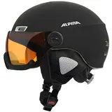 Шлем Alpina Menga JV HM black-matt, обхват 58-60 см