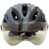 Шлем велосипедный Phoenix H718-2 с очками Black/Grey - фото 2