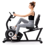 Горизонтальный велотренажер Genau RB-409 Чёрный - фото 5