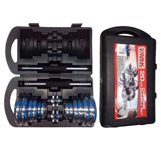 Набор гантелей в кейсе York Fitness B20