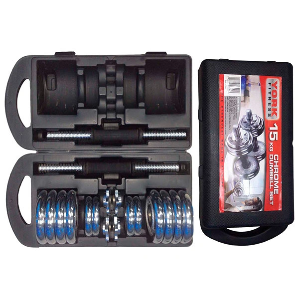 Набор гантелей в кейсе York Fitness B15