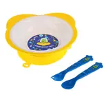Набор посуды «Космическая еда», 3 предмета: тарелка на присоске 250 мл, вилка, ложка 