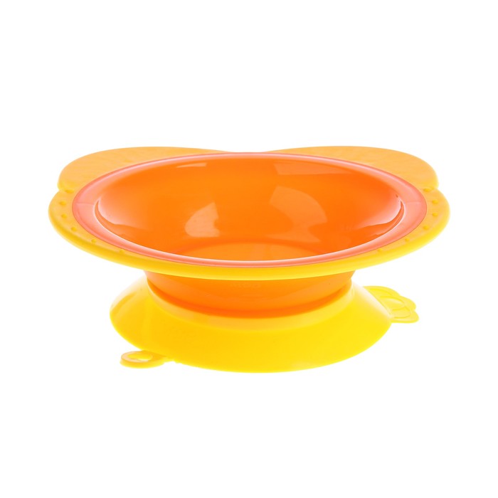 Набор посуды «Львёнок Лео», 3 предмета: тарелка на присоске 250 мл, вилка, ложка 