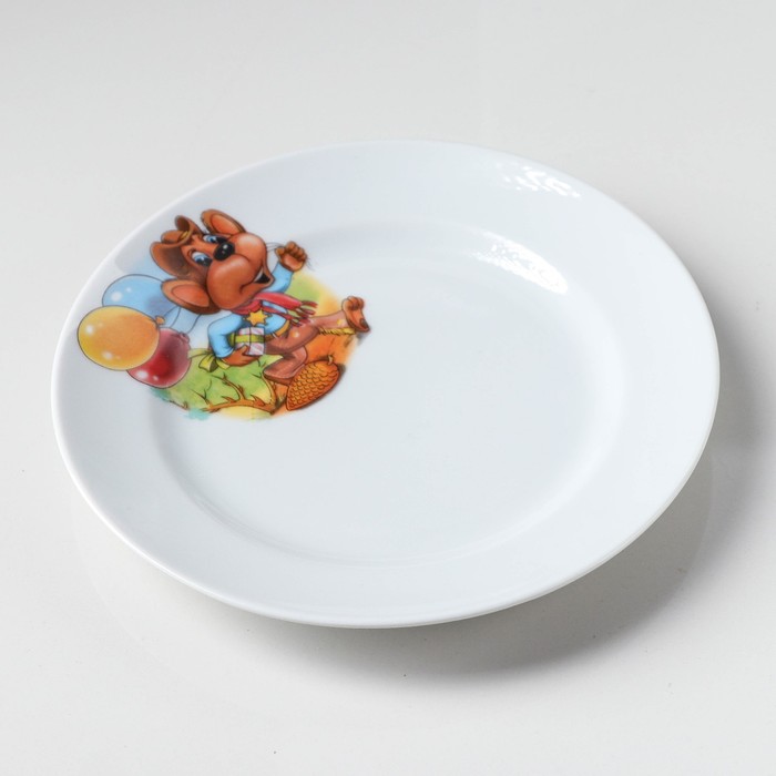 Набор посуды "Детство"алфавит  деколь, 3 предмета 