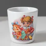 Набор посуды "Детство"алфавит  деколь, 3 предмета  - фото 10