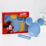 Набор детской посуды, Микки Маус  - фото 2