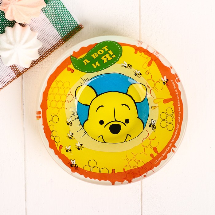 Посуда детская "Время подкрепиться" Медвежонок Винни и его друзья, кружка,тарелка,пиалка 