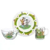 Набор посуды "Простоквашино", 3 предмета: кружка 200 мл, салатник 300 мл, тарелка d=20 см 