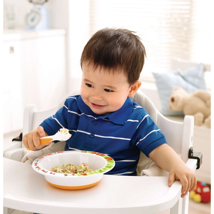 Набор посуды для малыша Philips Avent: тарелки (3 шт.), вилка, ложка, (6 мес+) 