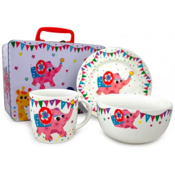 Набор детской посуды Акку Слоненок 3 пр. (7305А)
