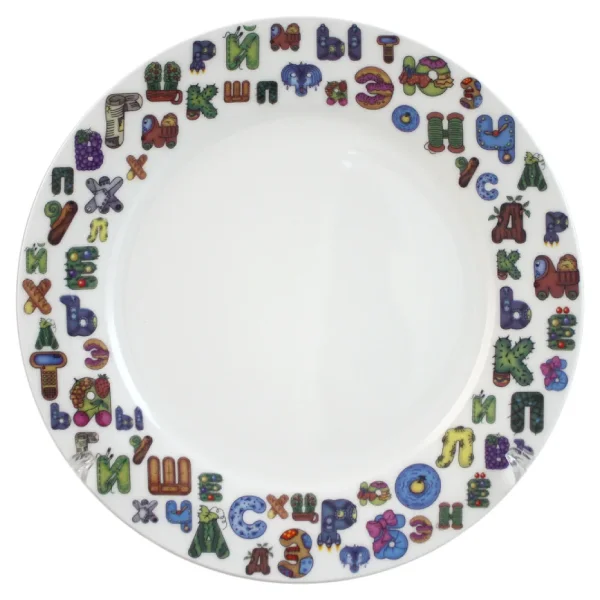 Набор детской посуды Акку Азбука 3 пр. (7501А) - фото 4