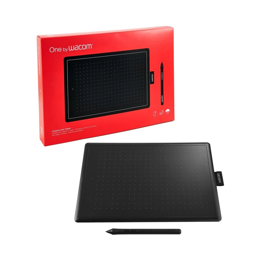 Графический планшет Wacom One Medium (CTL-672-S) Чёрный  - фото 3