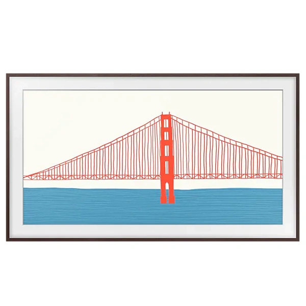 Samsung теледидар жақтауы Қоңыр The Frame 75" VG-SCFA75BWBRU Коричневый