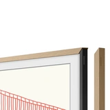 Samsung теледидар жақтауы Ағаш The Frame 75" VG-SCFA75TKBRU Древесный - фото 6