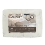 Одеяло Овечья шерсть 220x205 см, полиэфирное волокно 200 гр/м, пэ 100%  - фото 4