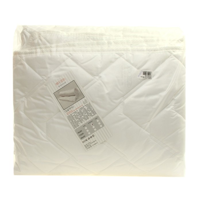Одеяло Миродель всесезонное, искусственный лебяжий пух, 145*205 ± 5 см, микрофибра, 200 г/м2 