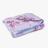 Одеяло Овечья шерсть стеганое облегченное 140х205 см, полиэфирное волокно 150 гр/м2, п/э 100   40650 